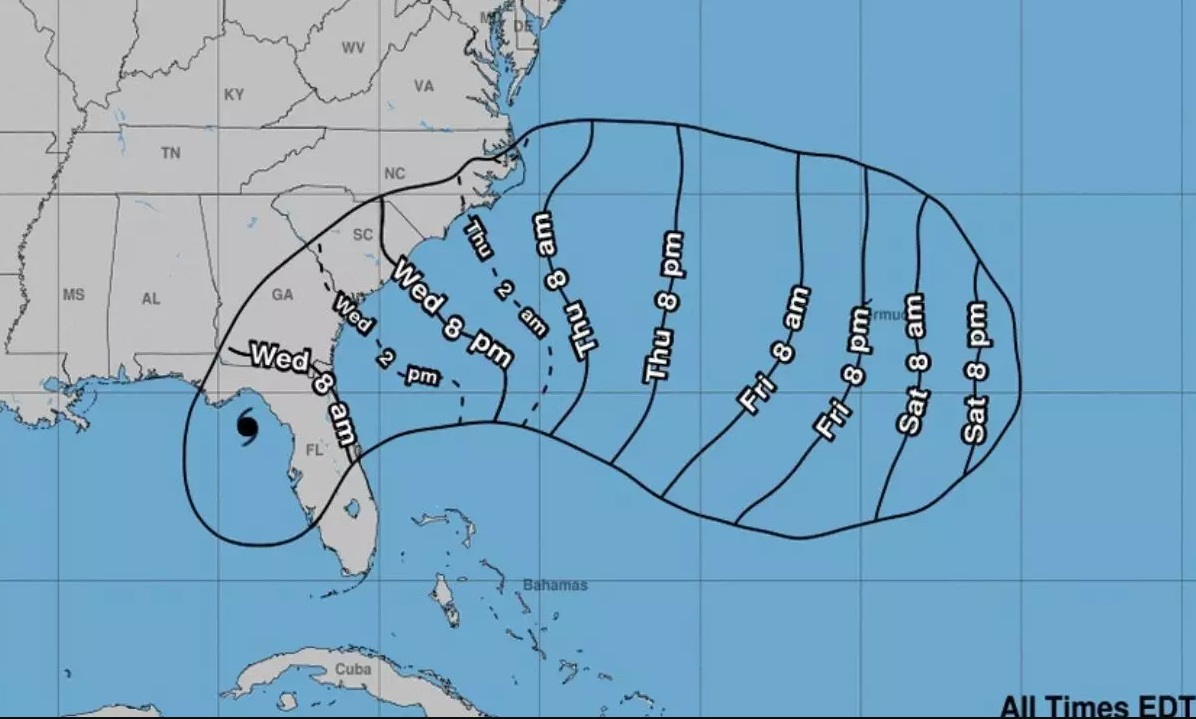 Proceso Do Hurac N Idalia Toca Tierra En El Noroeste De Florida