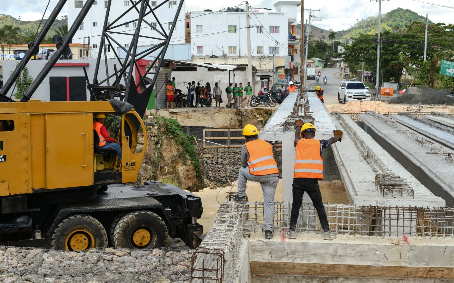 Proceso Do Mopc Informa Fueron Colocadas Las Vigas Sobre Nuevo