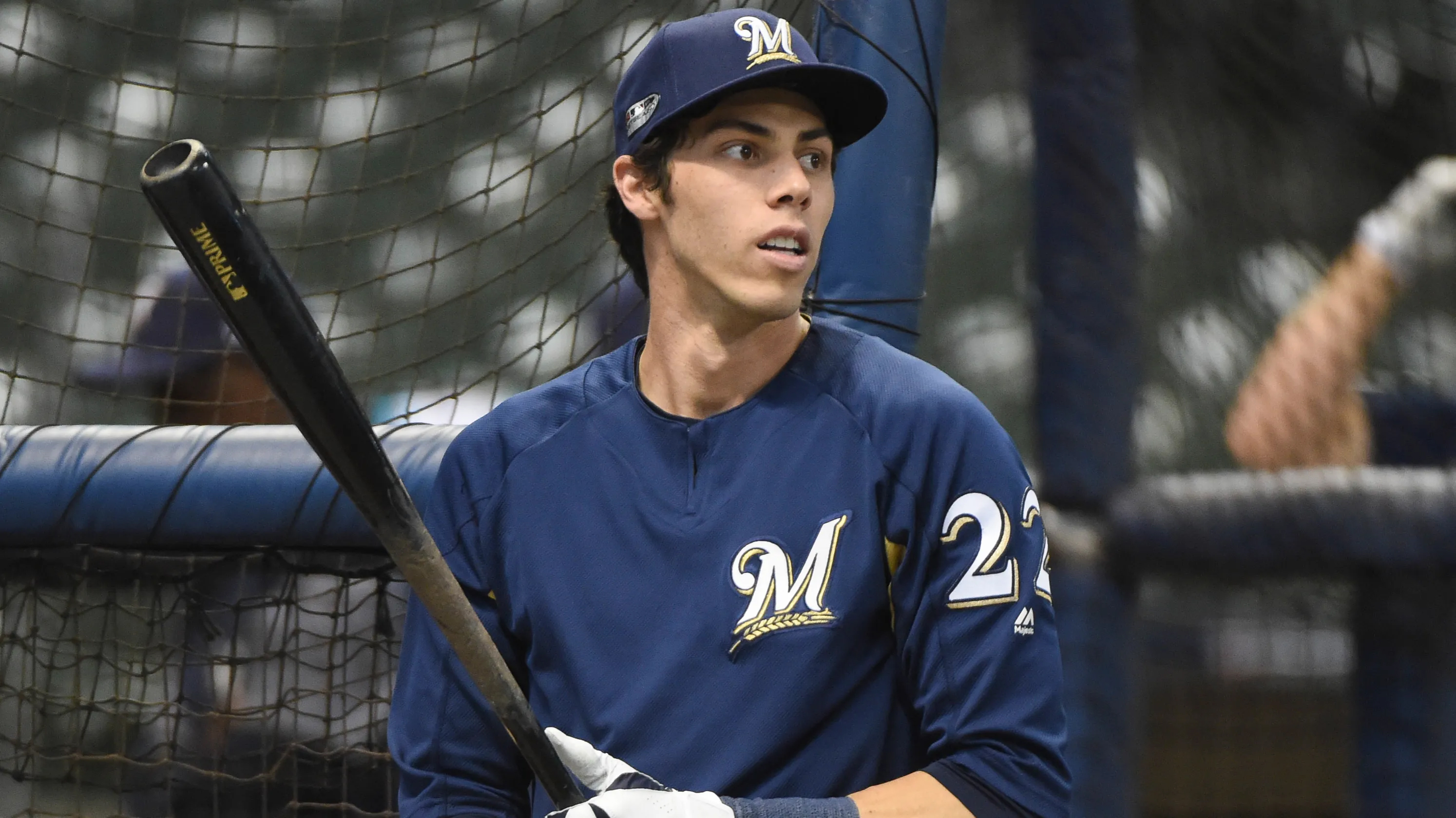 Christian Yelich se lesiona la espalda y su situación