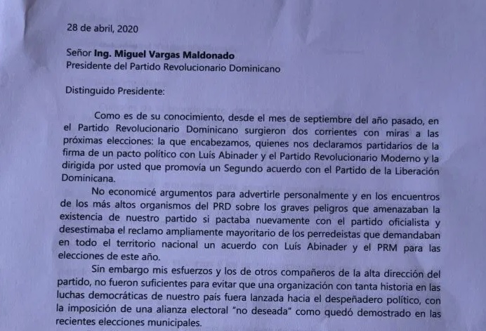 Proceso.com.do : Carlos Gabriel García Renuncia Del PRD; Se Iría Con ...