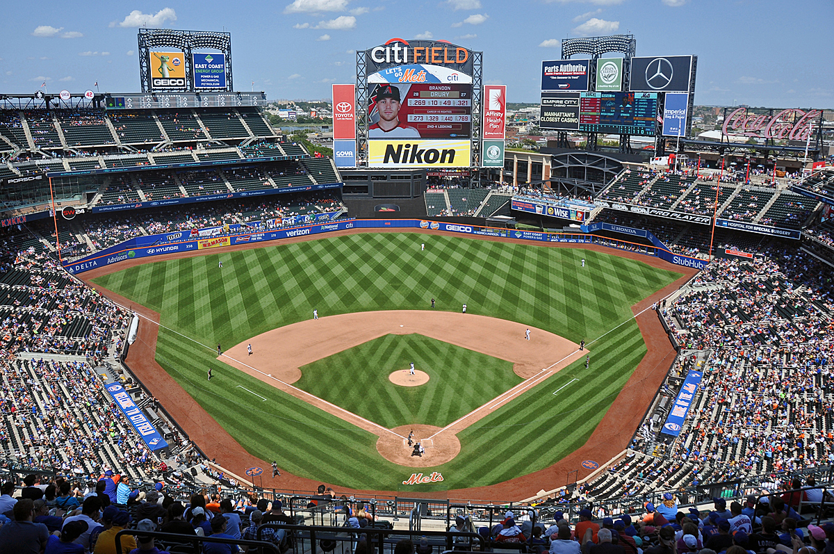 Estadio De Mets - Queens Nueva York Imagen editorial - Imagen de