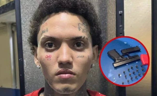 Por séptima ocasión PN captura a ‘Onguito Wa’; lo apresan en San Cristóbal con una Glock ilegal